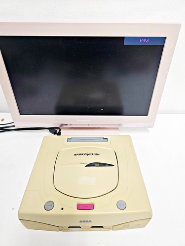 Sega saturn white console junk - saturn,