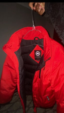 Red Canada Goose Puffer Jacket