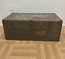 Vintage Military FOOT LOCKER