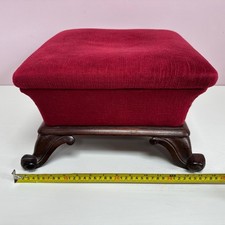 Victorian Square Footstool