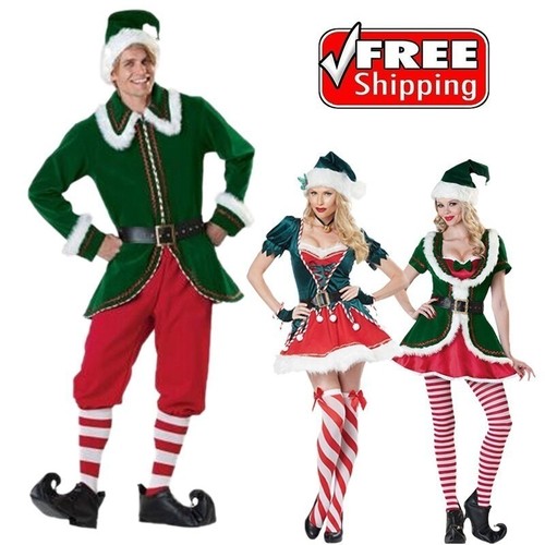 Christmas adult elf costume - christmas,