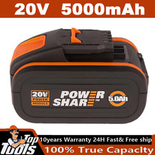 5000mAh 20V Max 5.0Ah For Worx