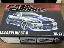 Movie Mecha 1/24 The Fast and Furious R34 Skyline GT-R WS-02 model kit