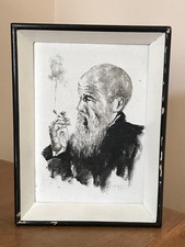 Original Oil of Chinese man by