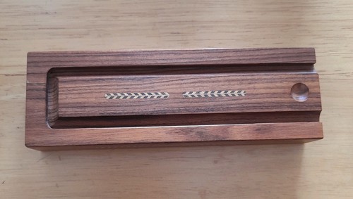 Wood tatting shuttle box by - wood,