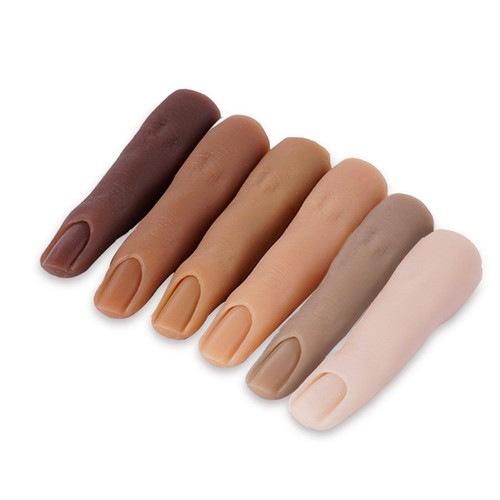 Silicone nail finger model - finger,