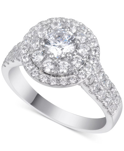 18k white gold 00ctw - 18k, 1.00ctw