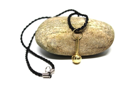 Gada pendant black - pendant, cord