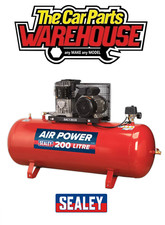 Sealey SAC1203B Compressor 200L Belt Drive Air Compressor with Cast Cylinders 3