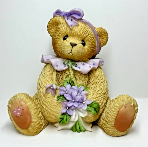 Cherished teddies violet a - "violet, ~