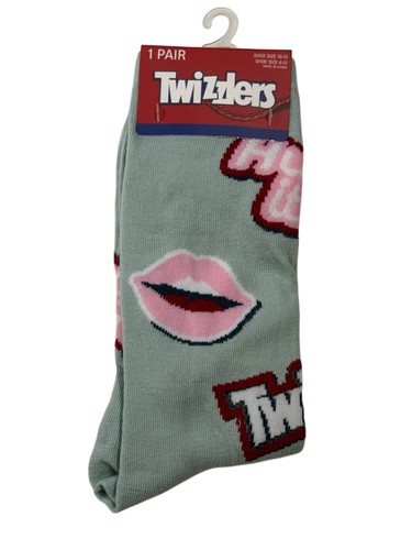 Twizzlers crew socks red - twizzlers,