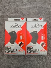 2 X Vulkan Neoprene Knee Support 3mm Arthritis Sprain Ligament Pain Relief Brace