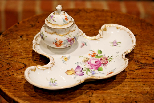 Dresden porcelain floral - porcelain,