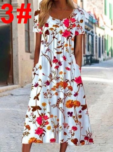 Ladies summer floral print - ladies,