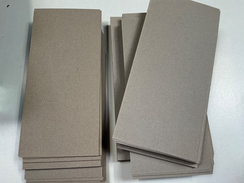 Recycled greyboard strips - recycled,