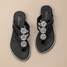 Ladies Womens Flip Flops Beach Summer Toe Post Pvc Sandals Surf Girls Shoes New*