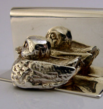 ENGLISH STERLING SILVER DUCK