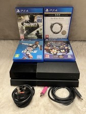 PS4 500GB Bundle With 4 Games | Power Cable & HDMI | Tried And Tested | Working