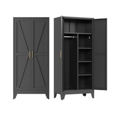 Metal armoire Wardrobe Closet
