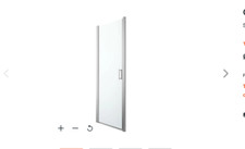 Shower Door -  piovt Shower Door W760mm H1950mm / glass thickness 8mm