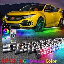 6pcs rgb multi color dynamic - 6pcs,