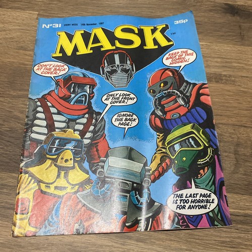 Vintage mask comic 1987 - comic, no