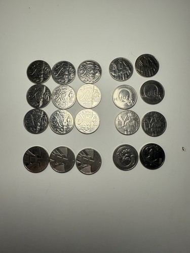 2018 alphabet 10p coin - 20,