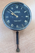 Jaeger Clock Original 1930s for vintage car. 3 1/4" insert. Parts or Repair