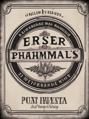 Vintage pharmacy sign - pharmacy, french
