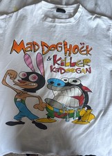 Ren and Stimpy Large Tee Shirt Vintage Nickelodeon Official Merchandise Size L