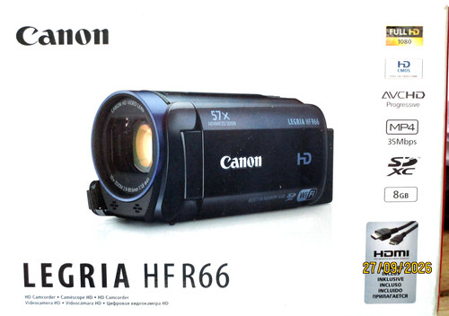 Canon legria r66 full - canon, hf