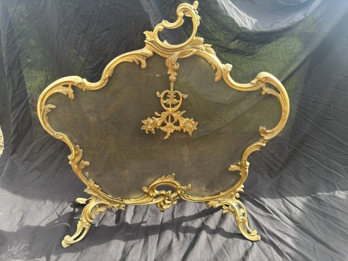 French rococo fireplace - rococo, spark