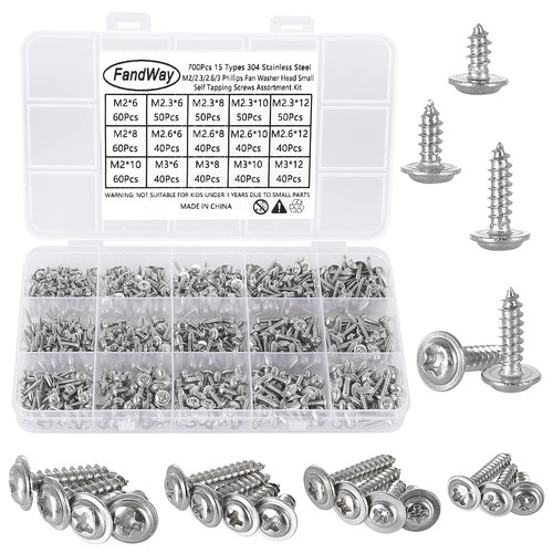 700pcs self tapping screws - screws, 304