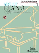 Adult Piano Adventures - All-in-One Piano Course Book 1  Faber Piano Course for
