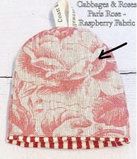 Cabbages And Roses Paris Rose Raspberry Fabric Egg Cosy - Easter - Gift - New