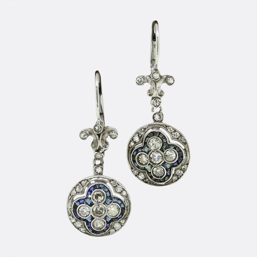 Art deco sapphire and - deco,