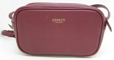 Small Burgundy Osprey Cross Body Shoulder Bag