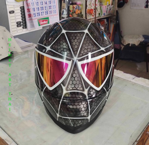 Spider man custom airbrushed - man,