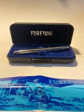 FISHER SPACE PEN BULLET IN CHROME WITH ORIGINAL BOX