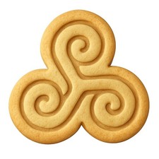 Celtic triskelion cookie - celtic,