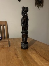 Makonde Tree Of Life, Ebony Wood Carving, Figurine, Sculpture, Vintage