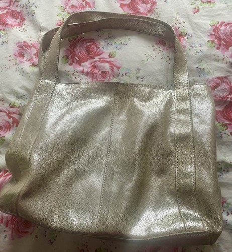 White stuff metallic leather - white,