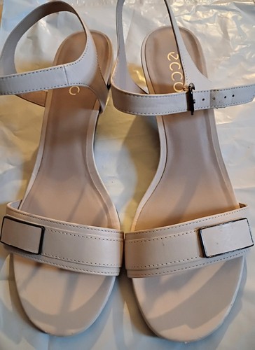 Ecco cream color - sandals, size