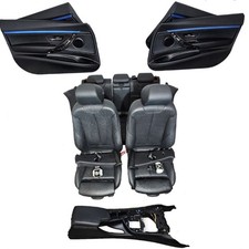 BMW F34 GT 3 Series Gran Turismo Black Leather M-sport Interior Seats Door Cards