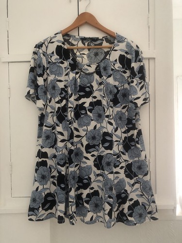 Floral tunic top - floral, tunic/top