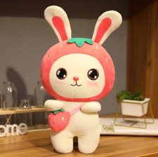 Cute Strawberry Bunny Plush
