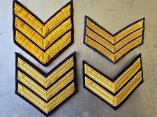 Military Stripes / Chevrons Golden Fancy Dress Fashion