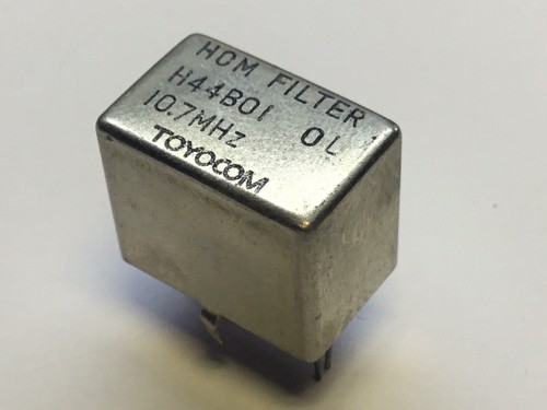 Toyocom 7mhz pole - 10.7mhz, crystal