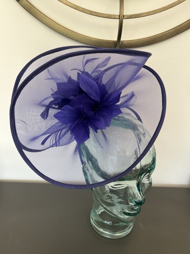 Marine blue fascinator new - marine,