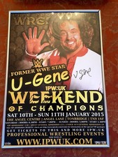 Signed Wrestling A3 Poster -